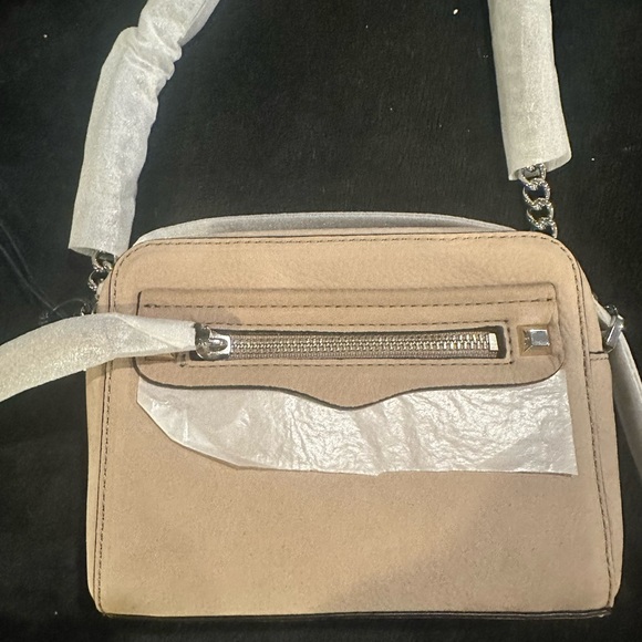 NWT Rebecca Minkoff Regan Bag in Sandstone suede. - Picture 2 of 5